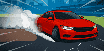 Bleib auf der Straße